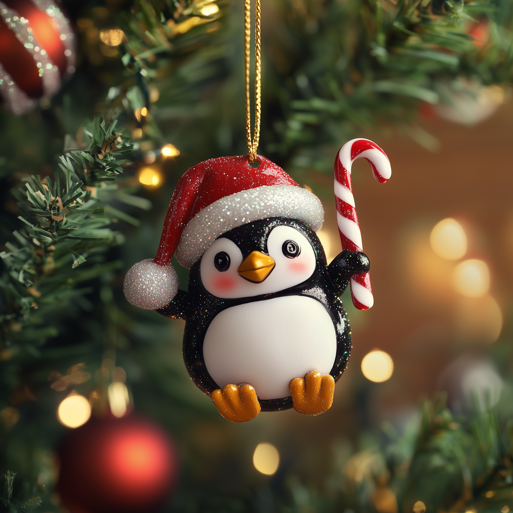 Sweet Treat Penguin LT1610026CL Christmas Ornament