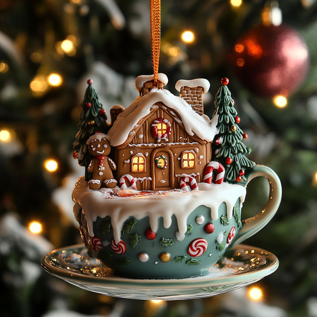 Cozy Cup House WN2911016CL Christmas Ornament