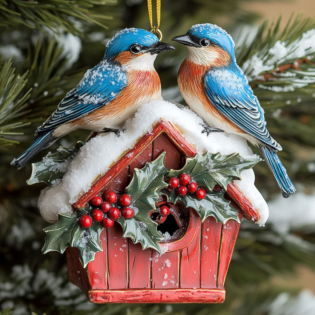 Warm Nest Bluebird WN2710069CL Christmas Ornament