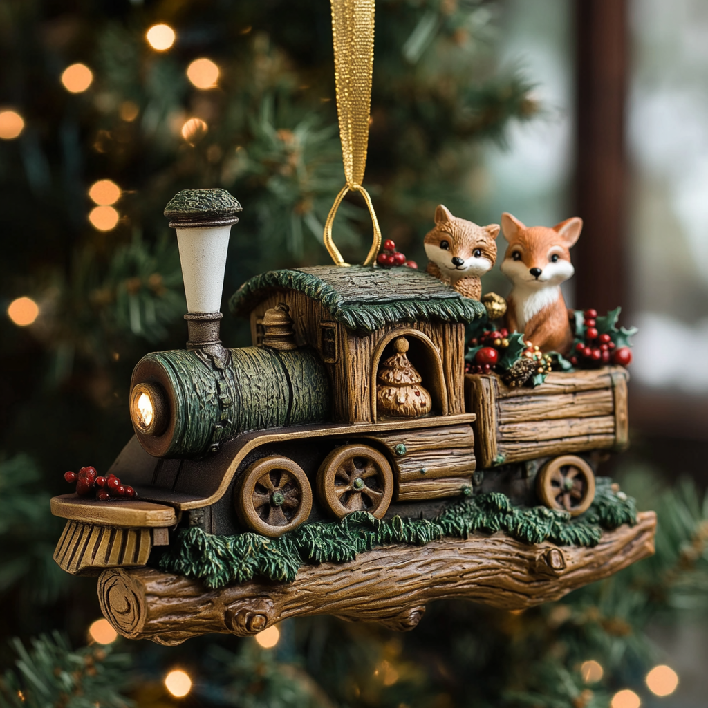 Pine Locomotive CP2811172CL Christmas Ornament