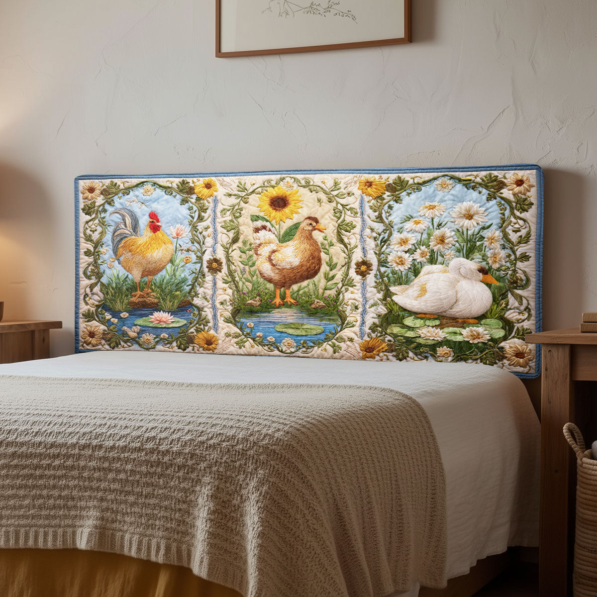 Meadow Poultry CW0301007CL Quilted Headboard Slipcover