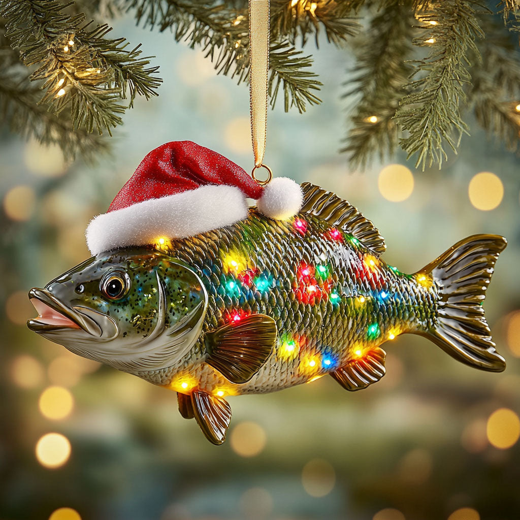 Pine Star Fishing WN0411076CL Christmas Ornament