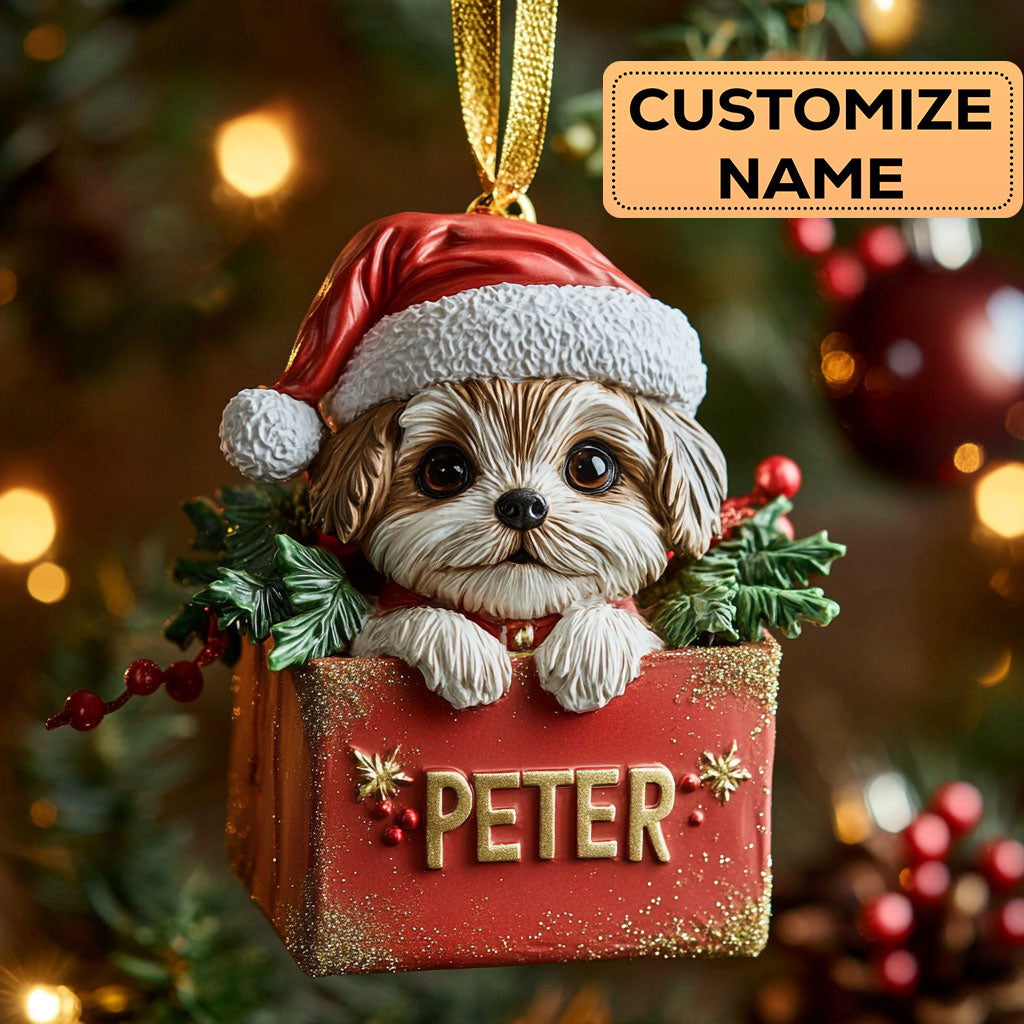 Shih Tzu Gift CW2411044CL Personalized Christmas Ornament