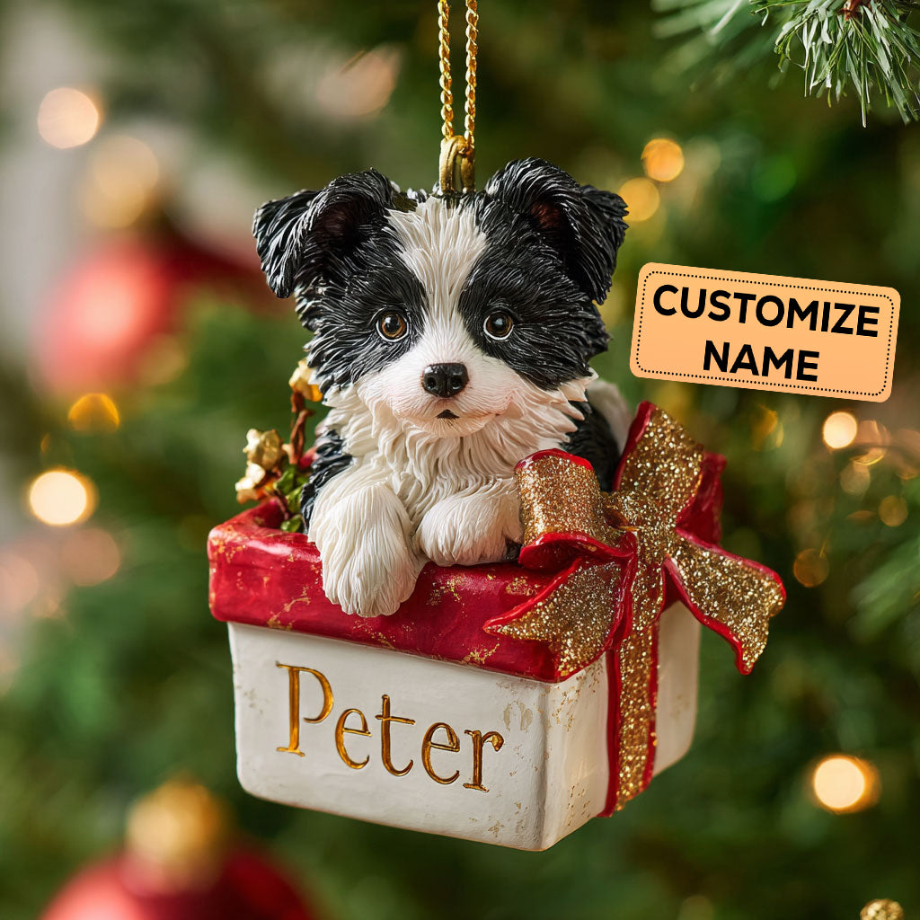 Joyful Pup CP2911009CL Personalized Christmas Ornament
