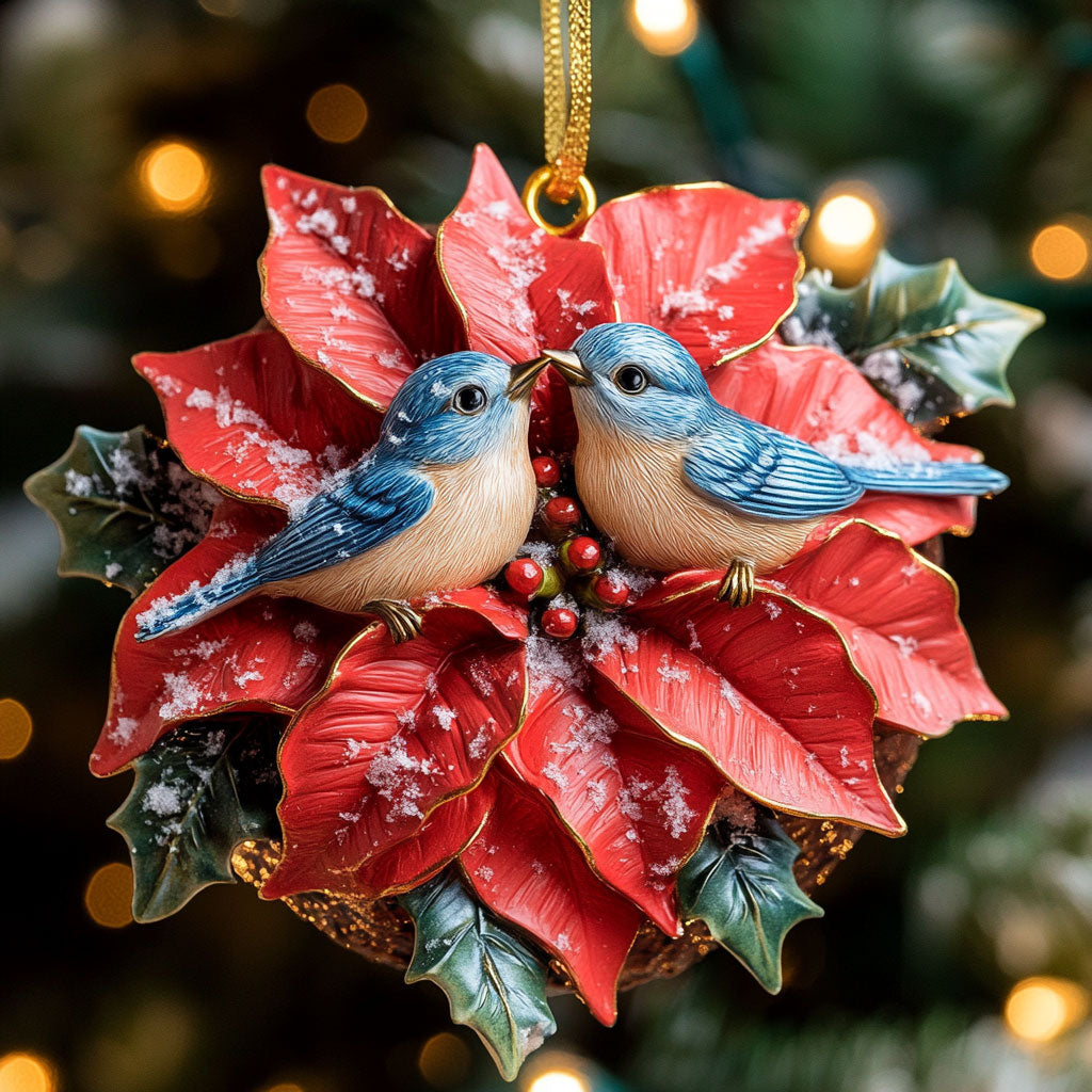 Pure Snow Bluebird WN2710049CL Christmas Ornament