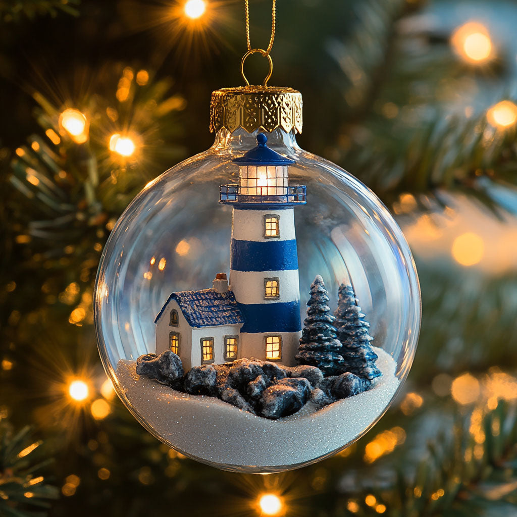Lighthouse Winter Haven WN2611066CL Christmas Ornament