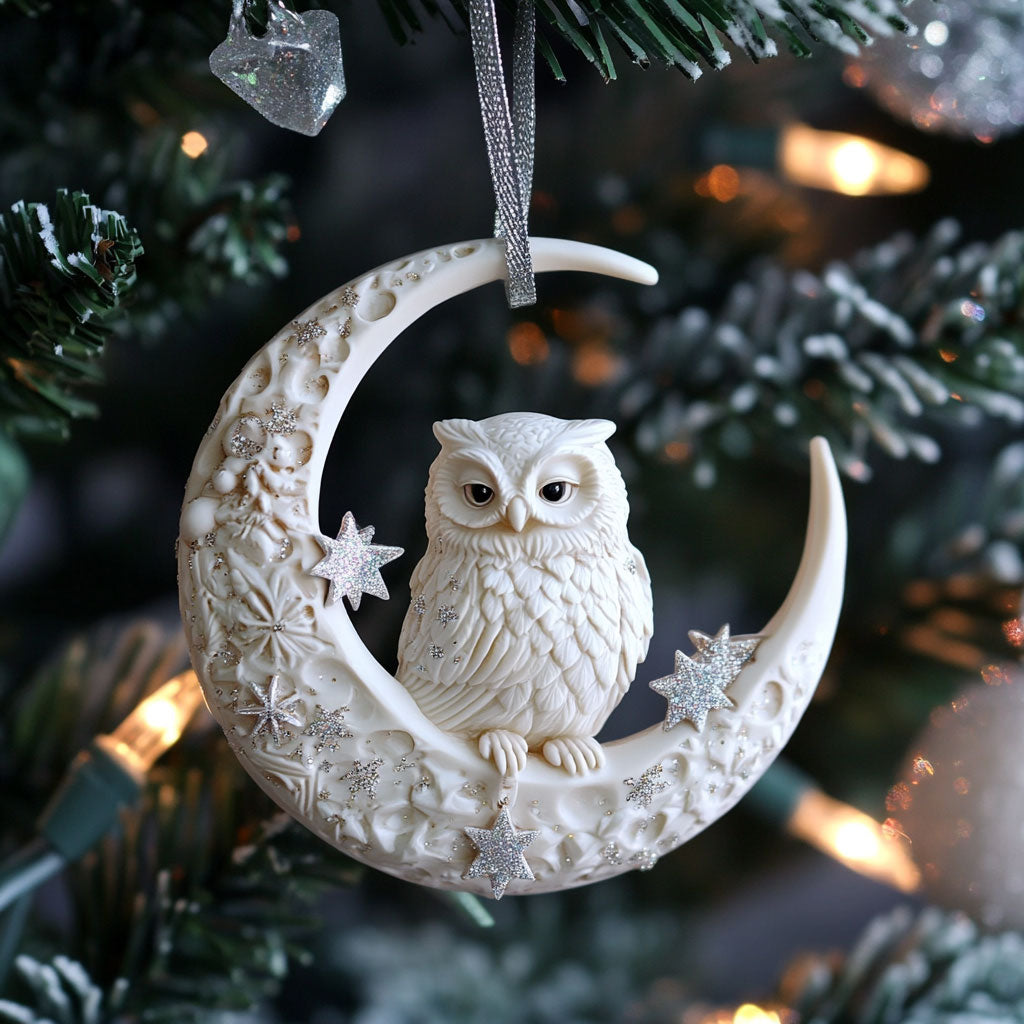 Starry Owl CP0512036CL Christmas Ornament