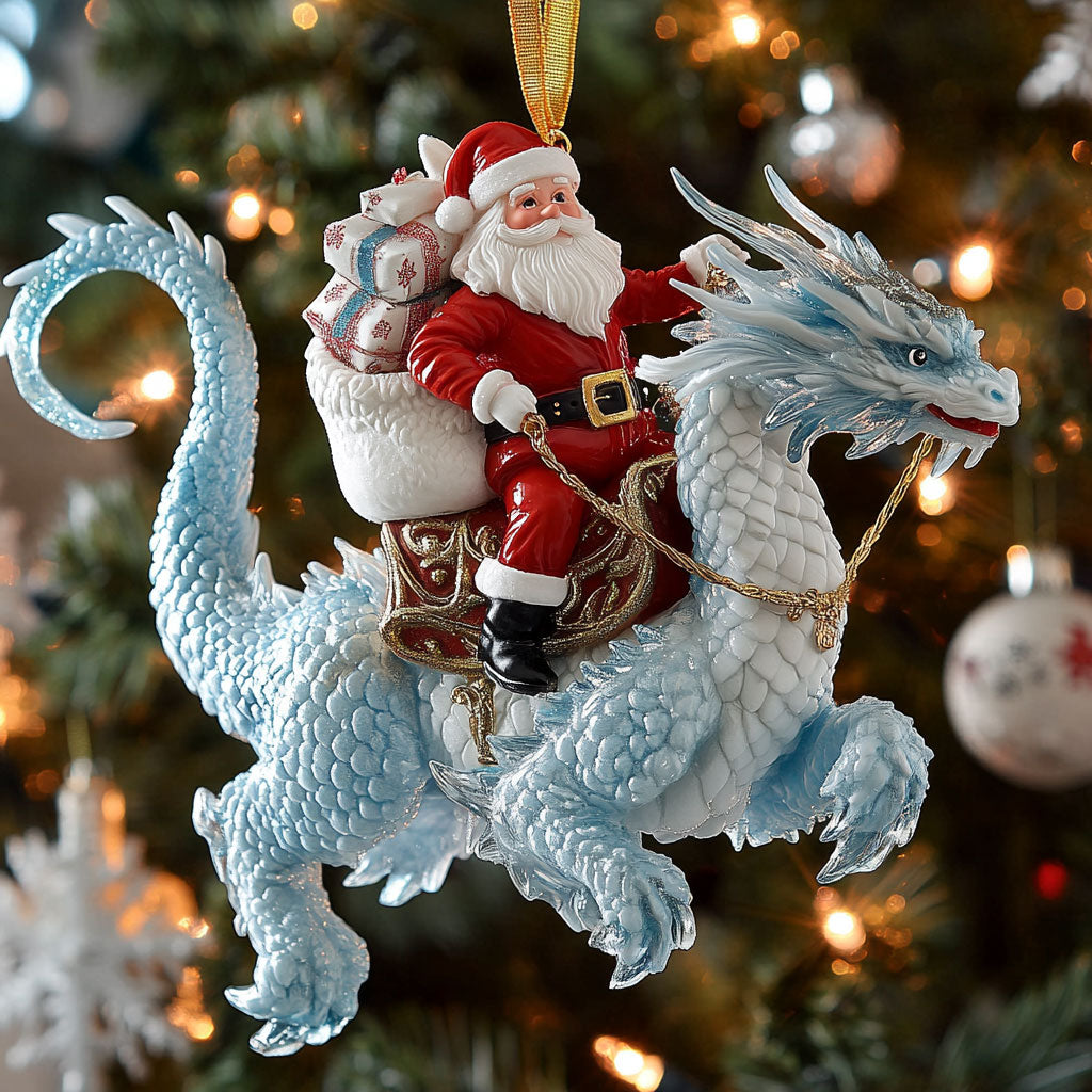 Frost Dragon Santa CW0212024CL Christmas Ornament