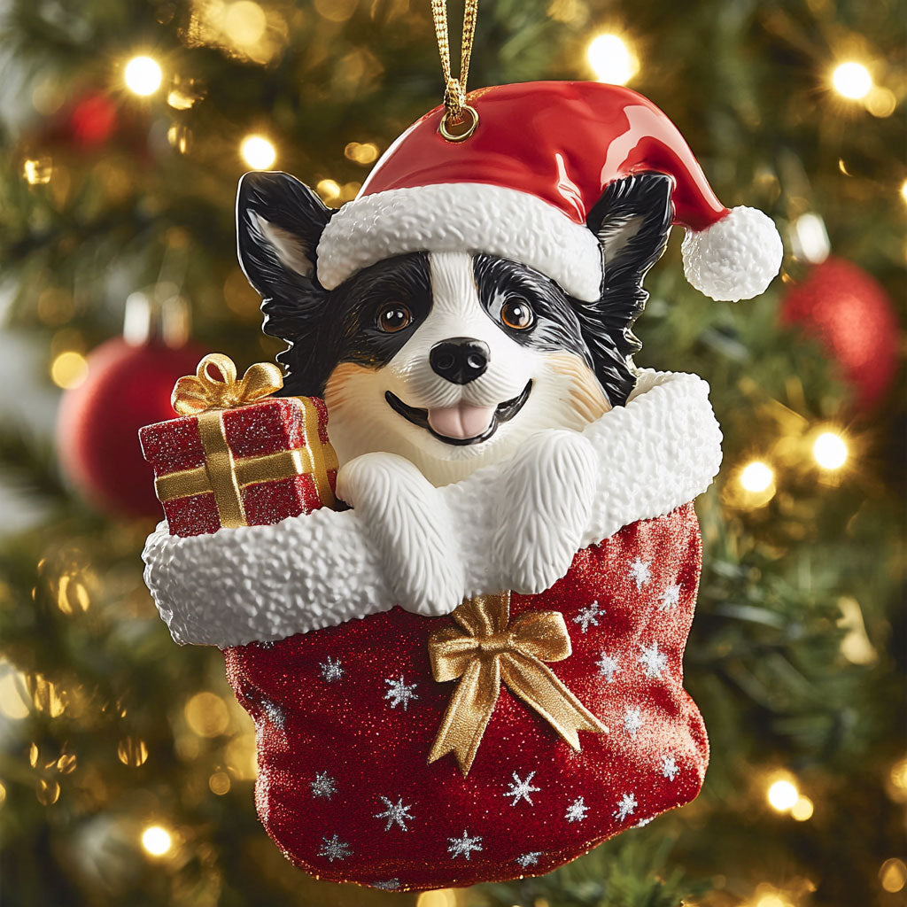 Corgi Cheer CP0312066CL Christmas Ornament