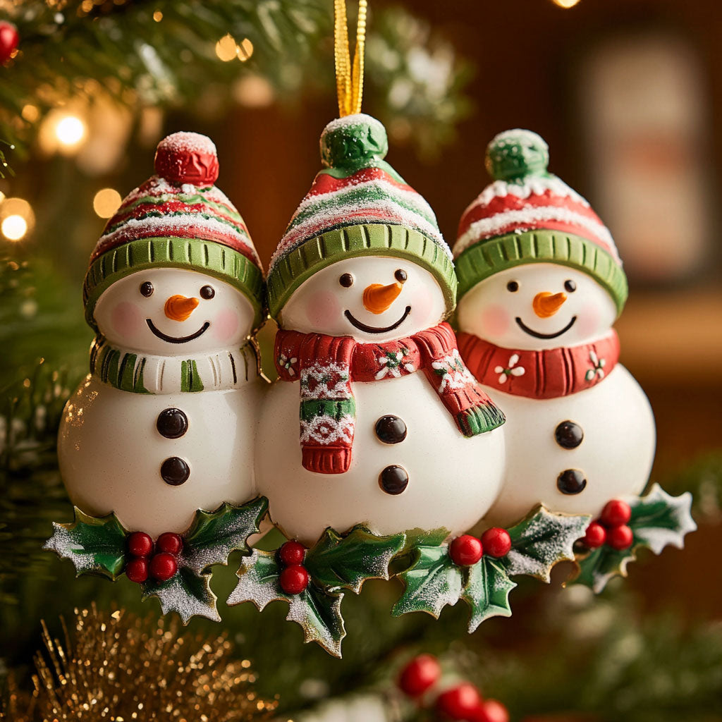 Christmas Snowman CW2410026CL Christmas Ornament