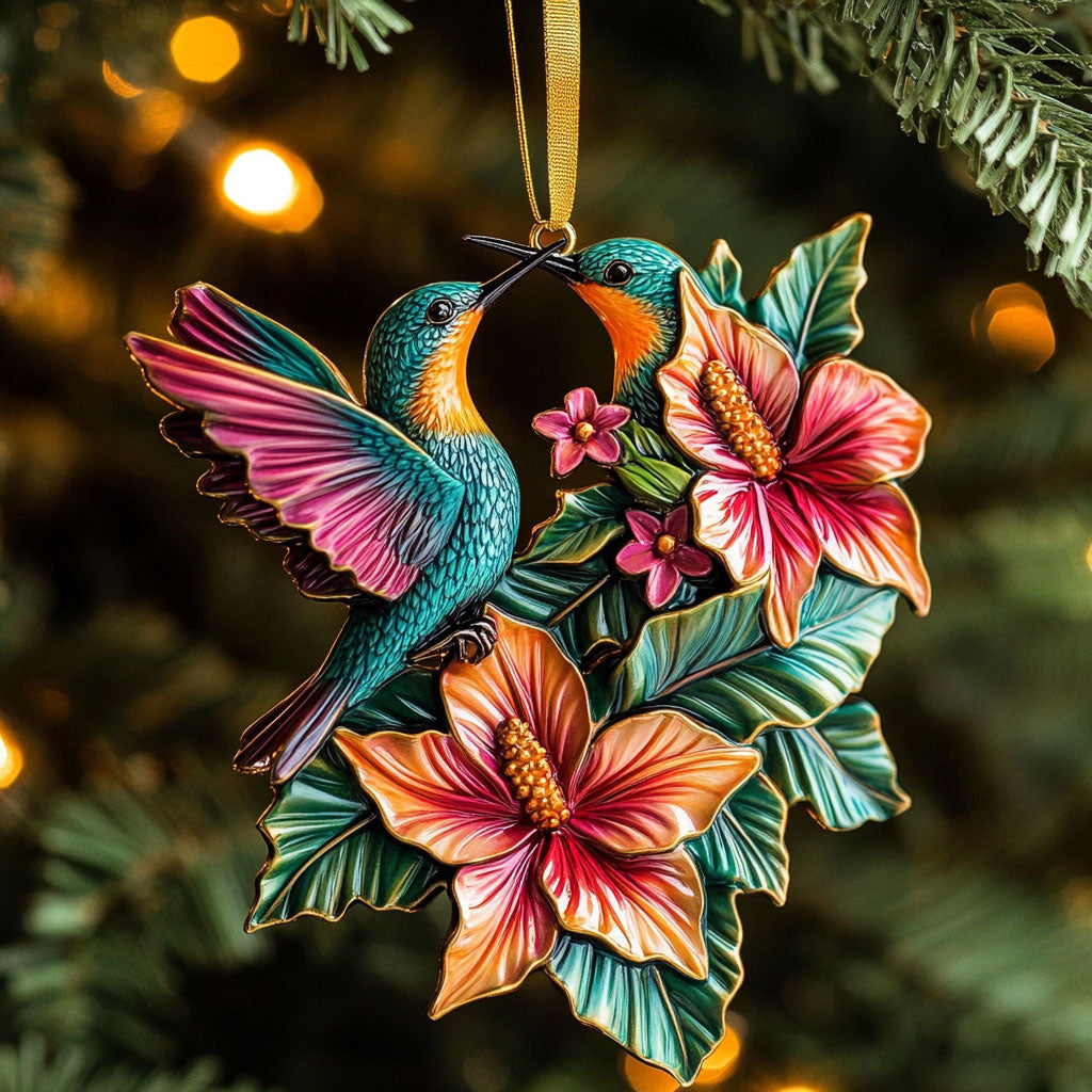 Enchanted Hummingbird WN1610072CL Christmas Ornament