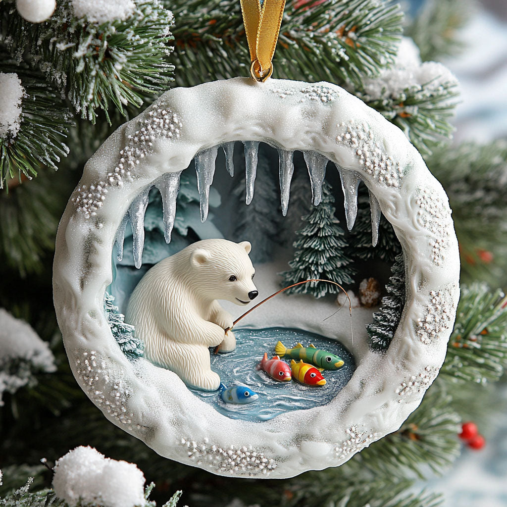 Polar Fishing CP0612006CL Christmas Ornament
