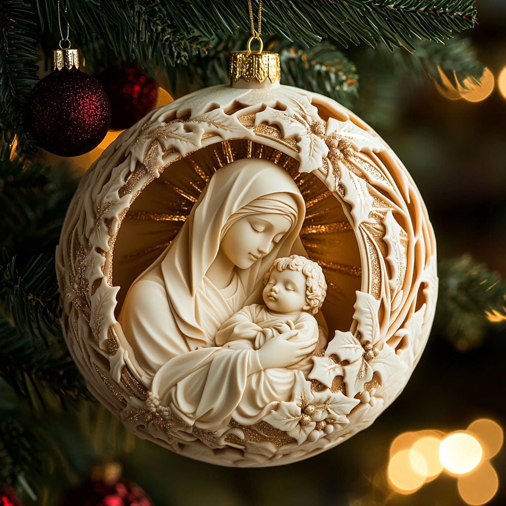 Sacred Mary CW1701011CL Christmas Ornament