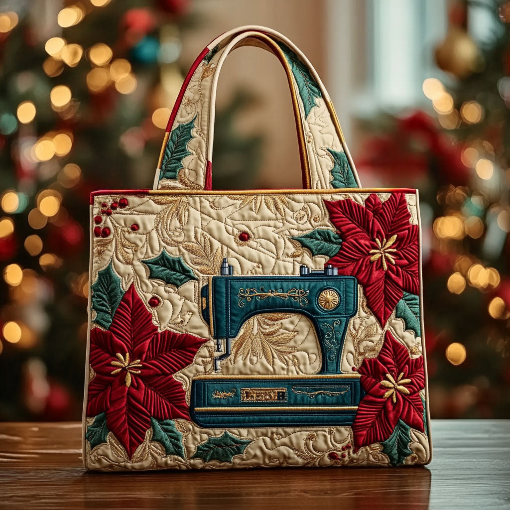 Enchanted Sewing Machine WN2010019CL Quilted Tote Bag