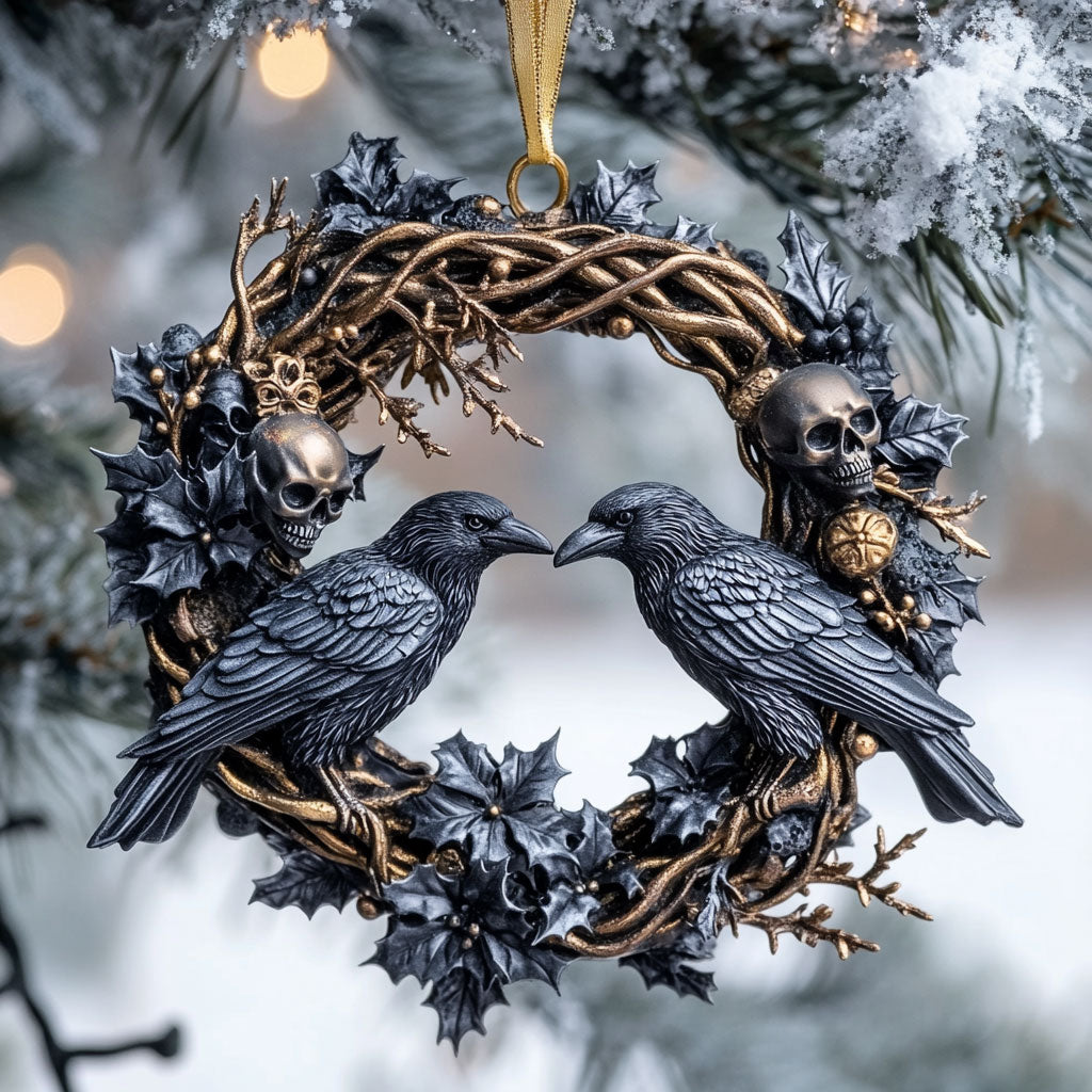 Raven Wreath CP0612099CL Christmas Ornament
