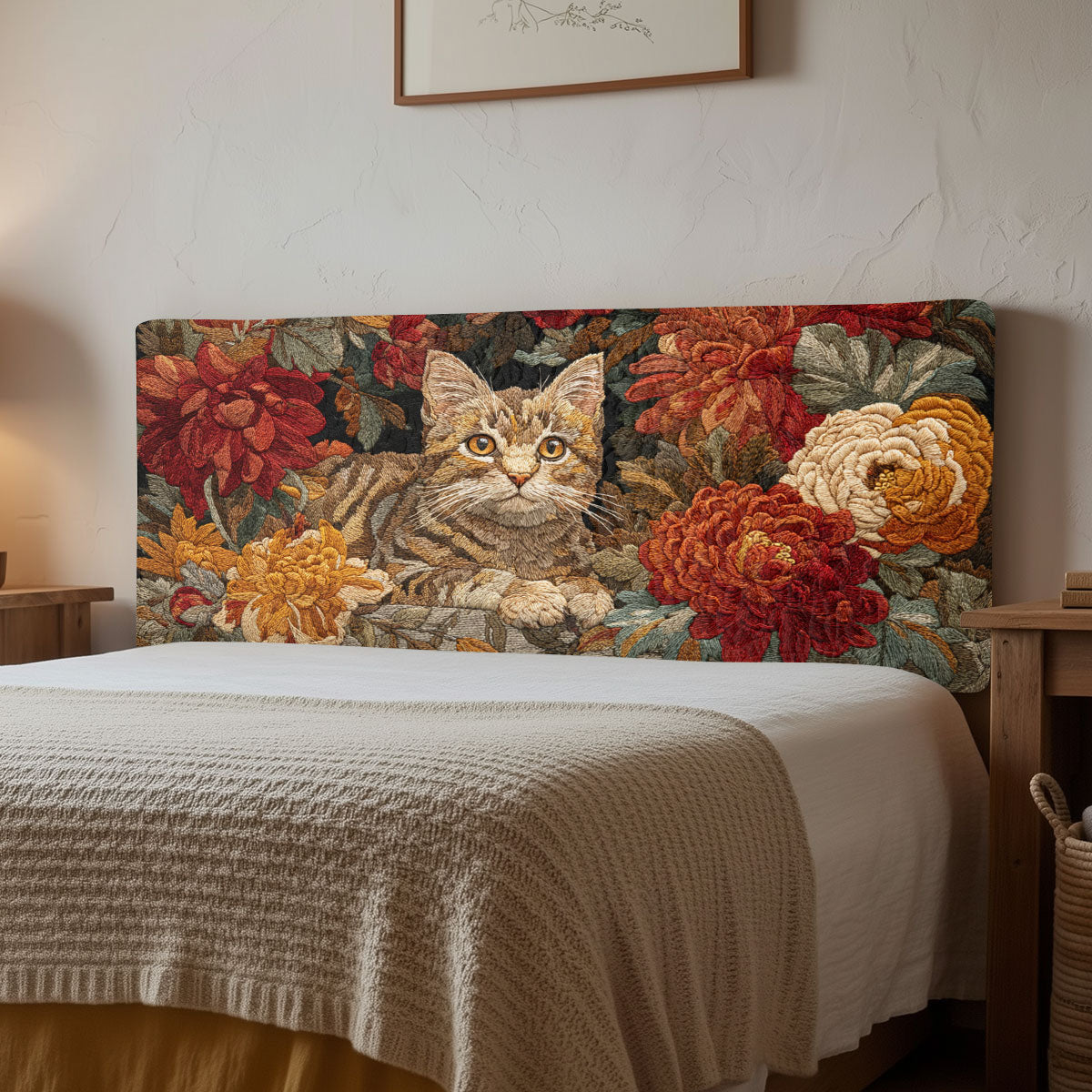 Vintage Dream Cat CW2212042CL Quilted Headboard Slipcover