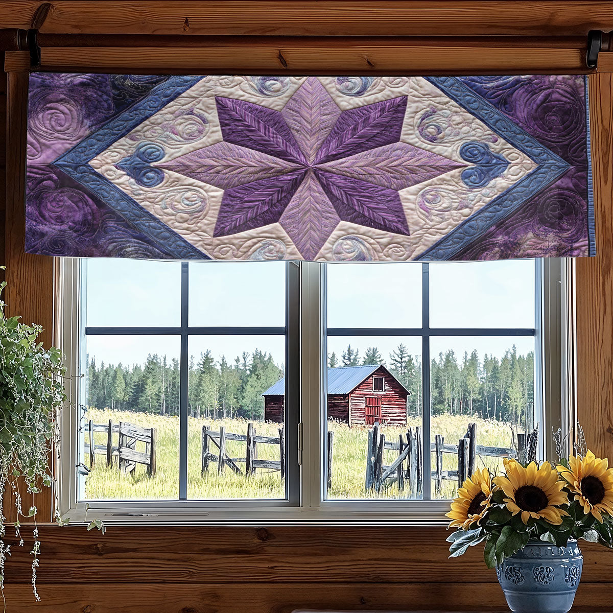 Whispering Star WN0707135CL Quilted Valance