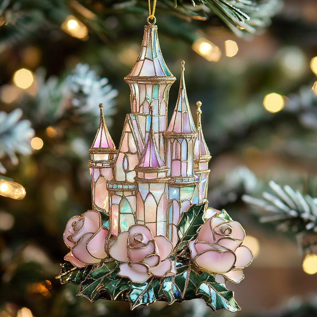 Rose Castle Charm CW2711055CL Christmas Ornament