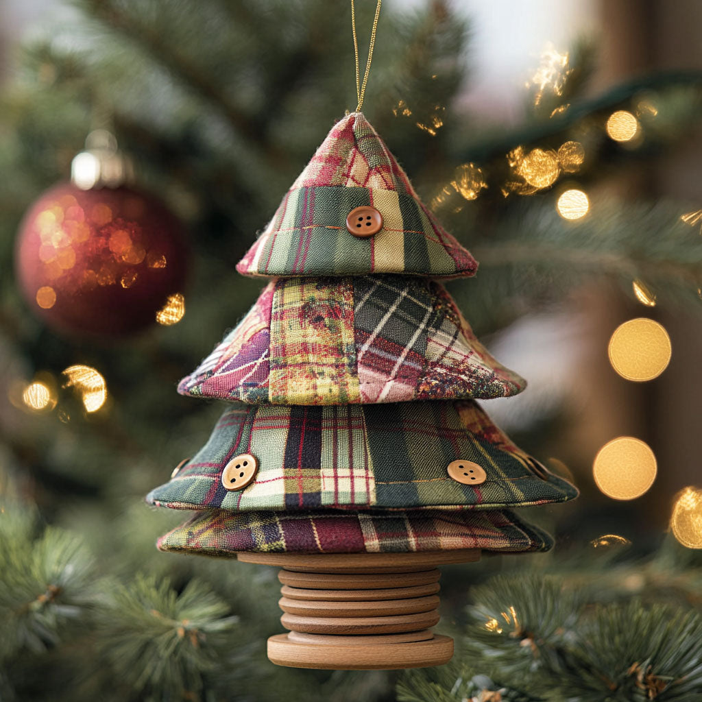 Fabric Christmas Tree WN1512022CL Christmas Ornament