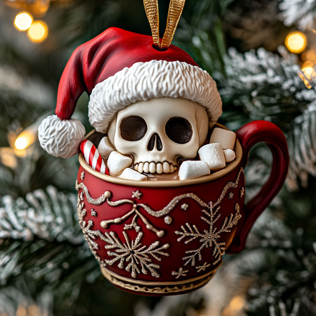 Merry Skull CP2411180CL Christmas Ornament