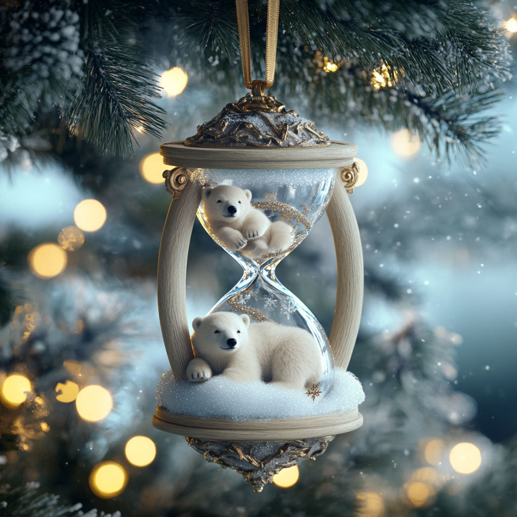 Polar Bear Snow Whisper WN0812055CL Christmas Ornament