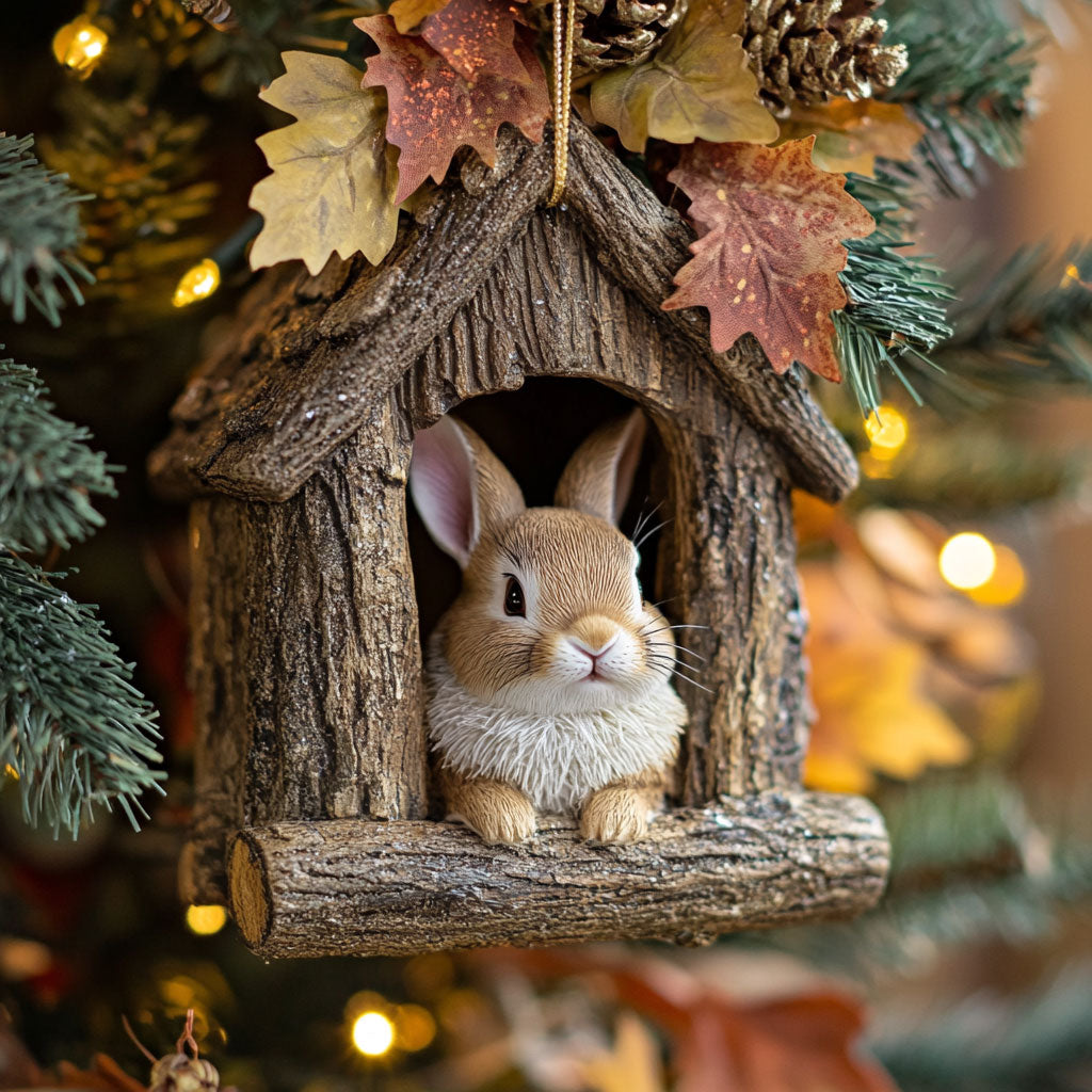 Rabbit Winter Magic Home WN2411076CL Christmas Ornament