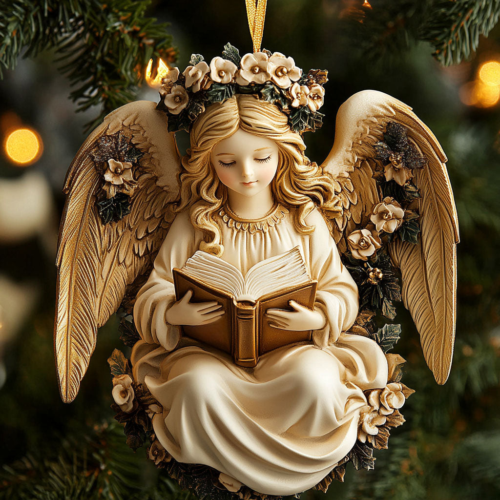 Angel Whispering Light WN1610009CL Christmas Ornament