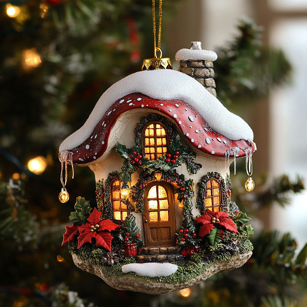Warm Glow Mushroom WN2310060CL Christmas Ornament