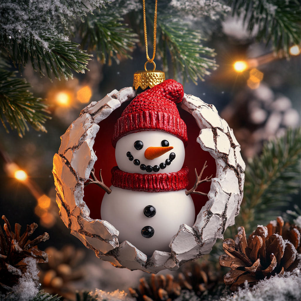 Snowman Holiday Charm WN1510081CL Christmas Ornament