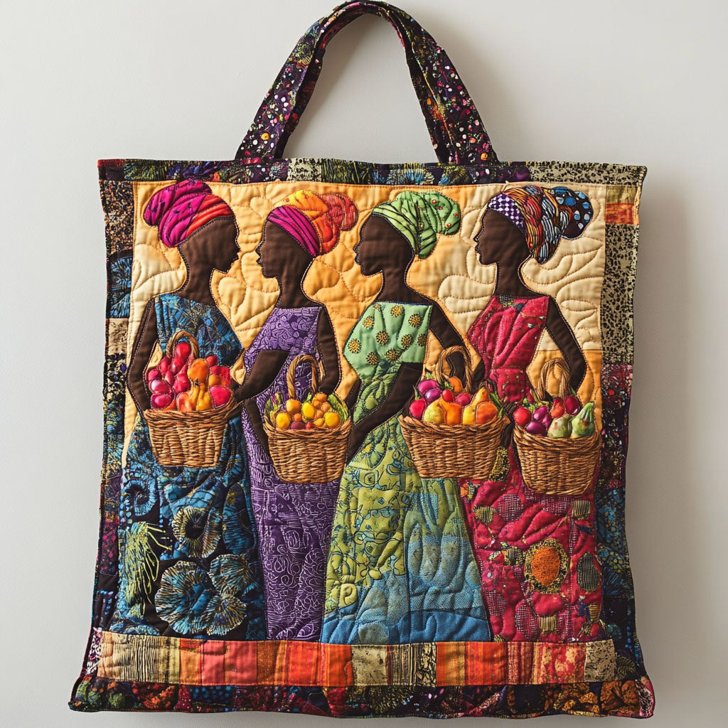 African Women Soul WN0701023CL Quilted Tote Bag