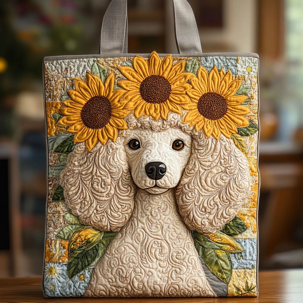 Sunny Poodle CP0312169CL Quilted Tote Bag