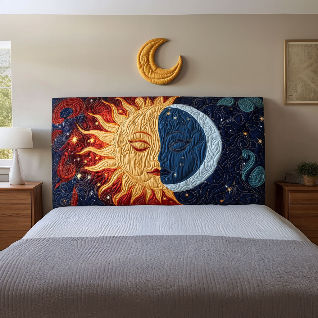 Celestial Duality QA0701019CL Quilted Headboard Slipcover