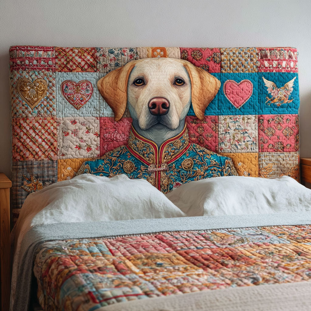 Cozy Labrador CW0501009CL Quilted Headboard Slipcover