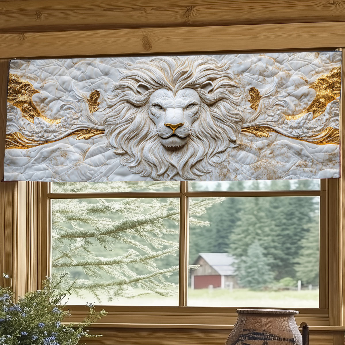 Lion Of Legacy WJ1706019CL Quilted Valance