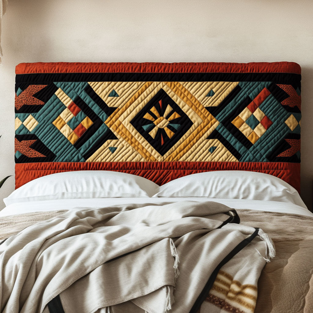Tribal Star KL0901027CL Quilted Headboard Slipcover