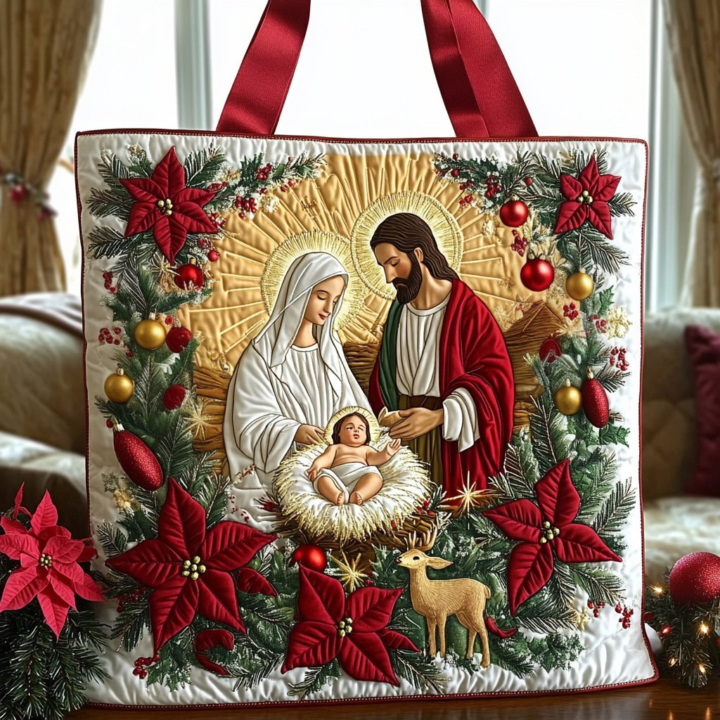 Holy Serenity XR2910004CL Quilted Tote Bag