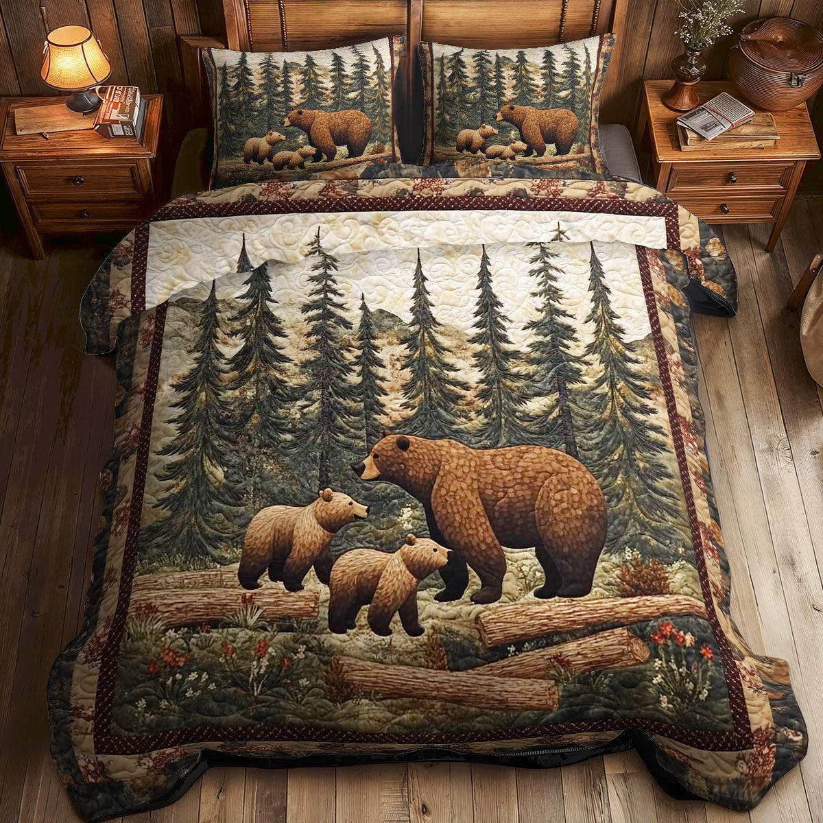 Wilderness Bear Duvet Cover Set GFTOMA7234 main image 1