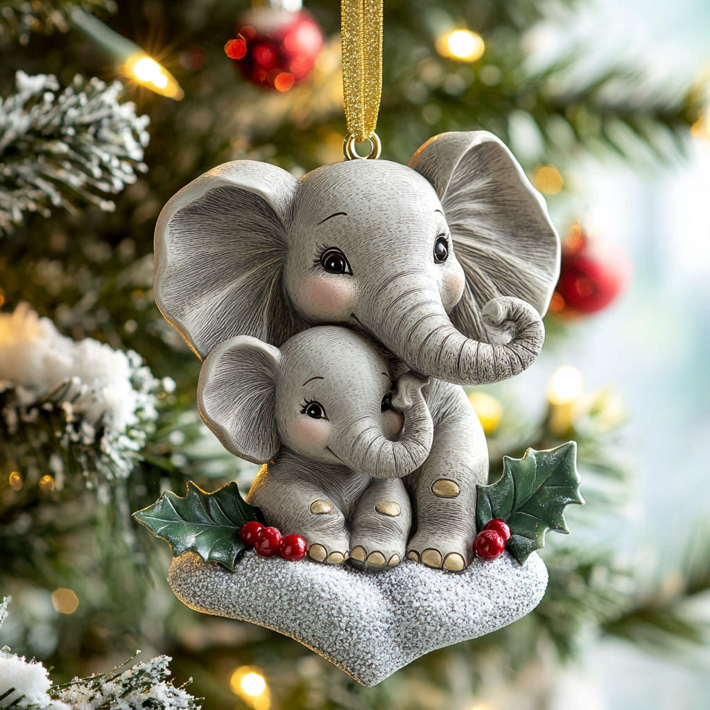 Elephant Love CP0412051CL Christmas Ornament