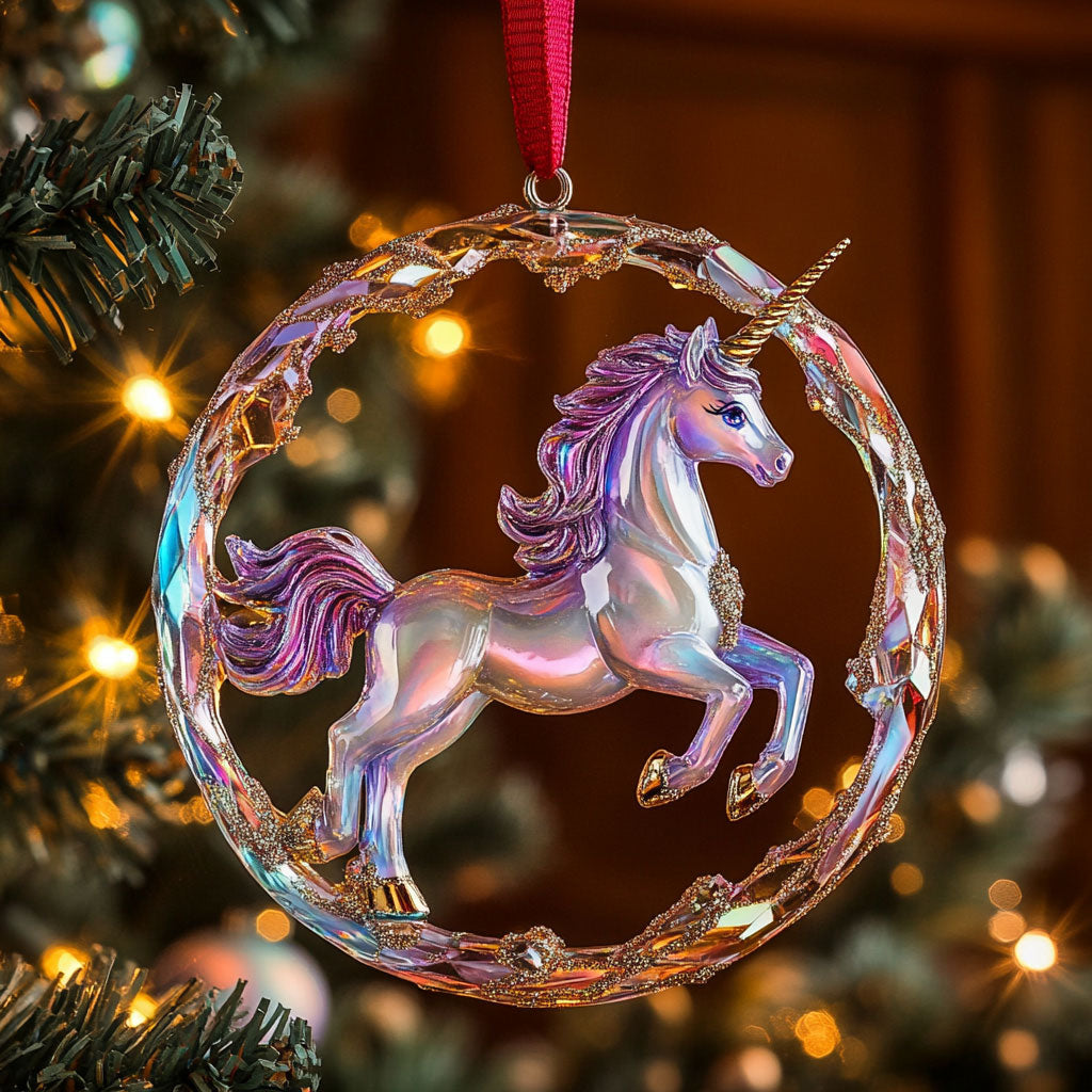 Jewel Unicorn CW0112026CL Christmas Ornament