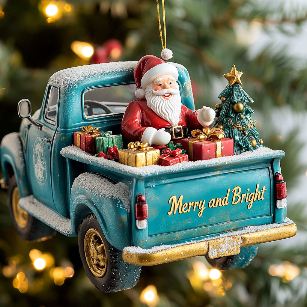 Cozy Santa WN2510007CL Christmas Ornament