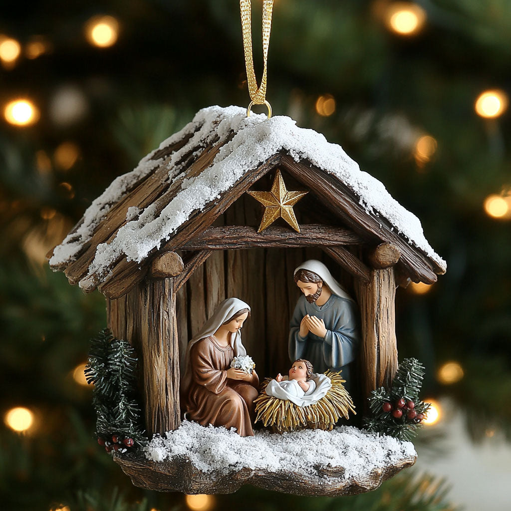 Divine Nativity CP0112129CL Christmas Ornament