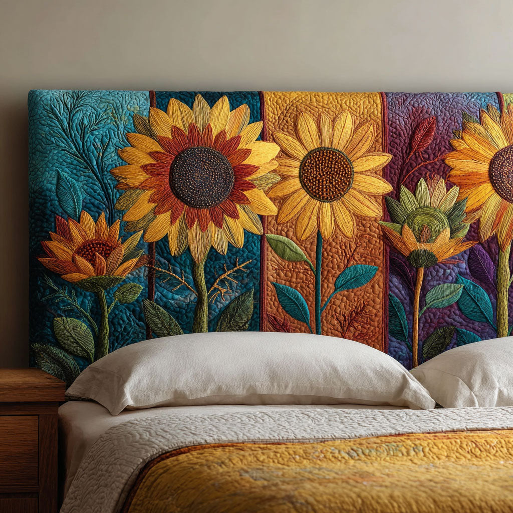Sunflower Whisper CW2912034CL Quilted Headboard Slipcover