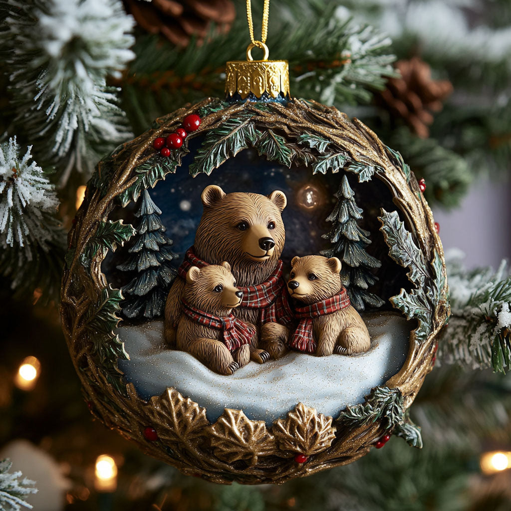 Christmas Bear CW2410009CL Christmas Ornament