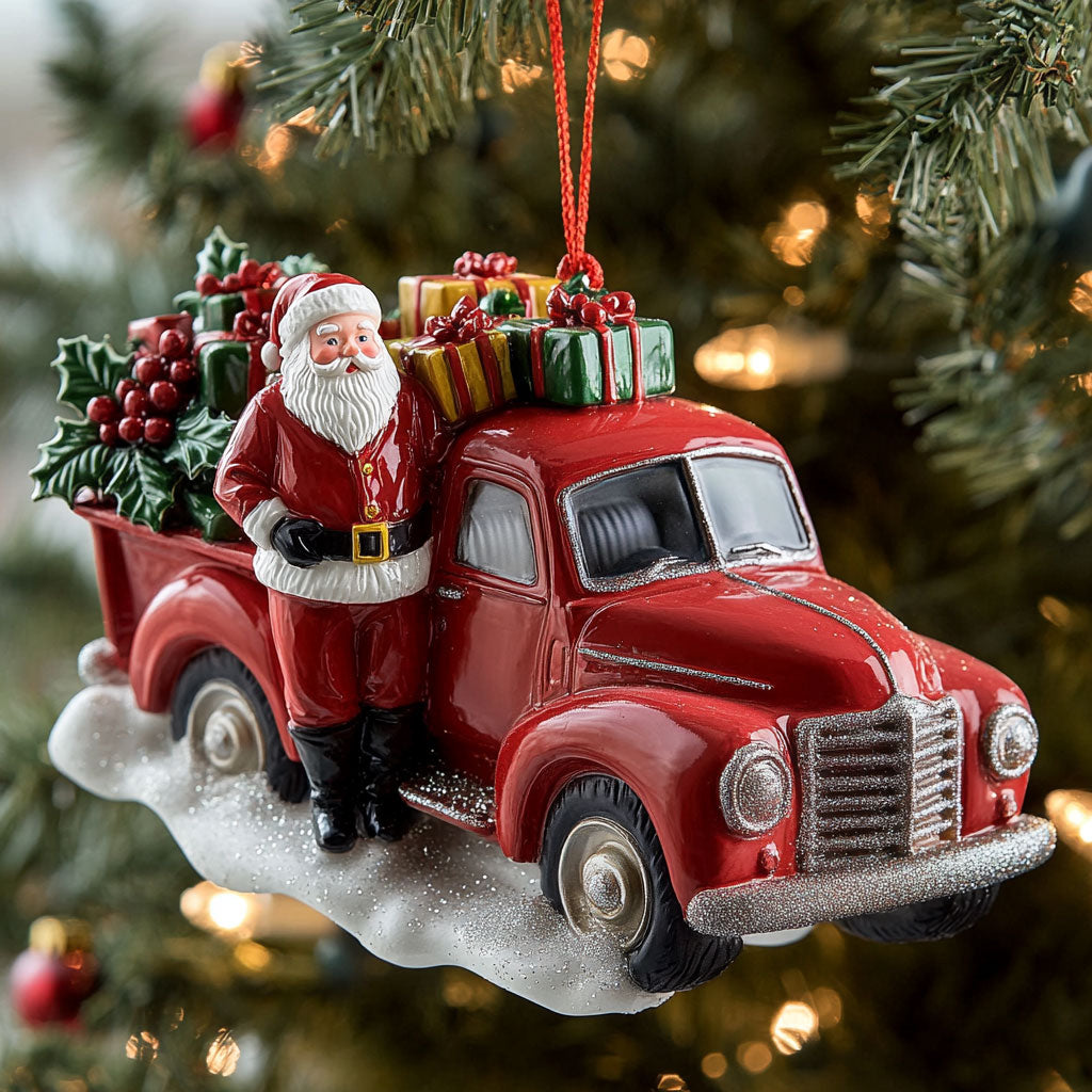Holiday Santa WN2510019CL Christmas Ornament