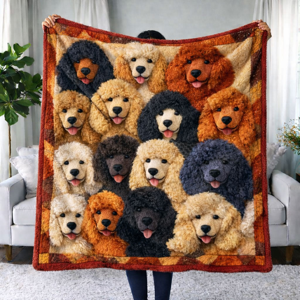 Puppy Parade CP2801001CL Faux Fur Throw Blanket