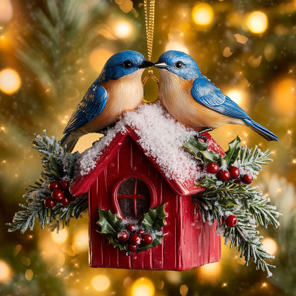 Home Light Bluebird WN2710033CL Christmas Ornament