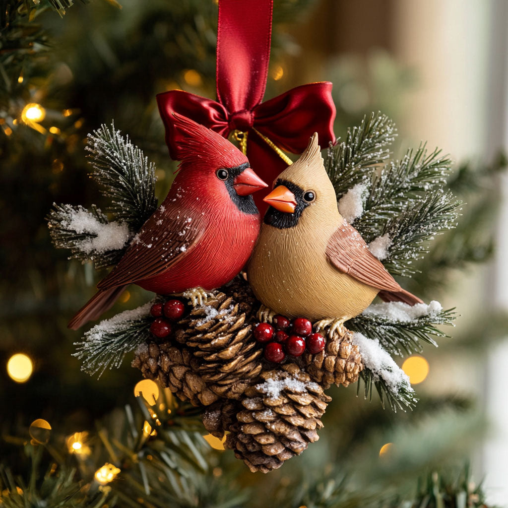 Christmas Love Cardinal WN2110011CL Christmas Ornament