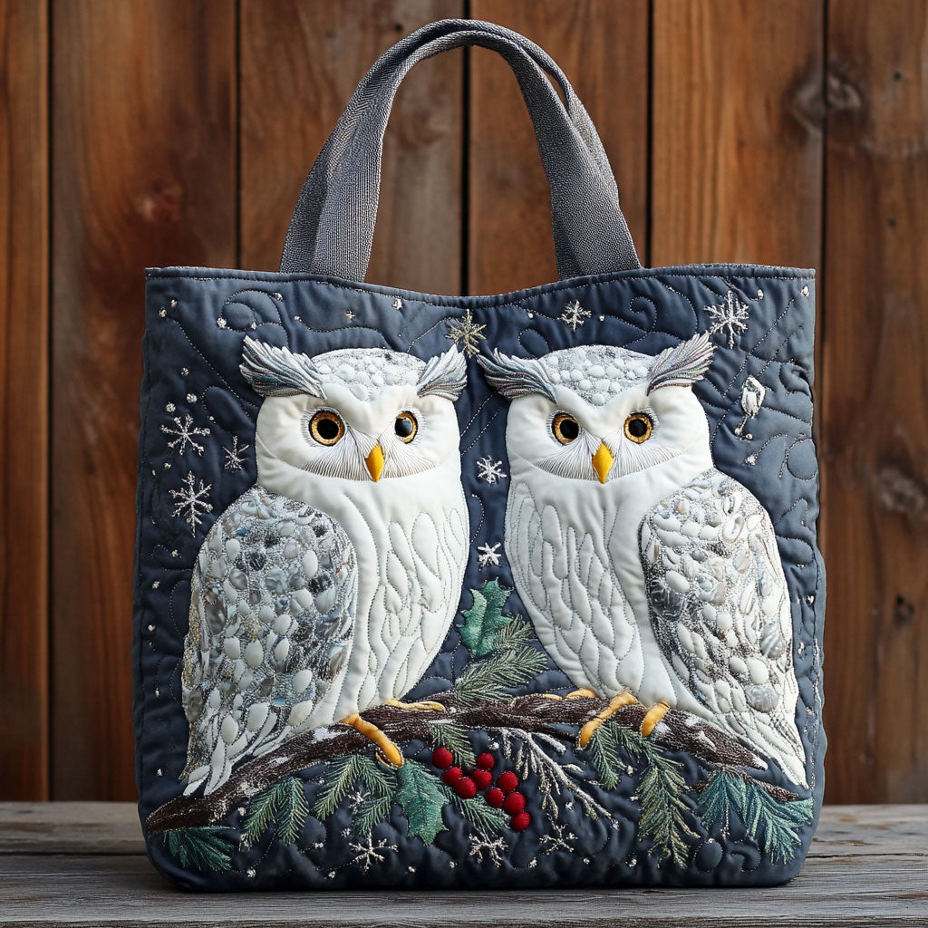 Arctic Feathers CP3010050CL Quilted Tote Bag