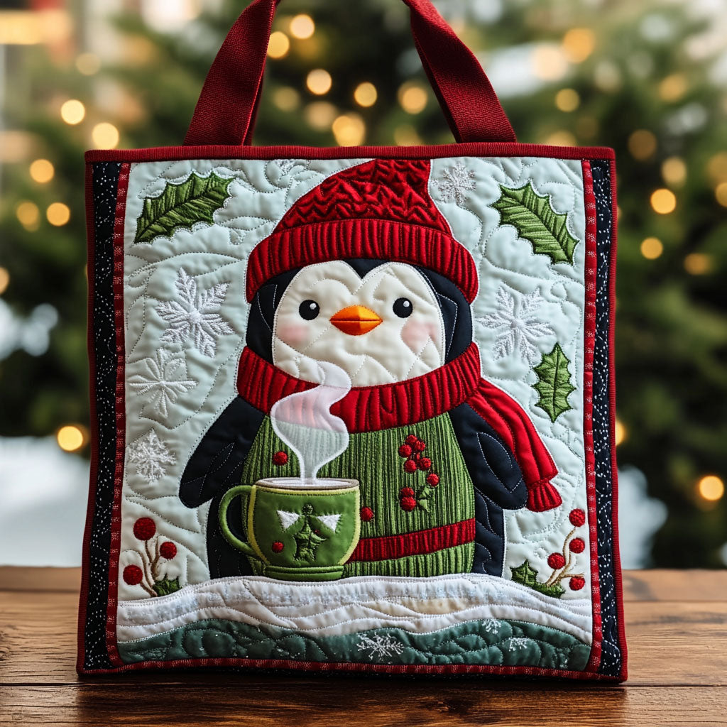 Cozy Penguin CW3110021CL Quilted Tote Bag