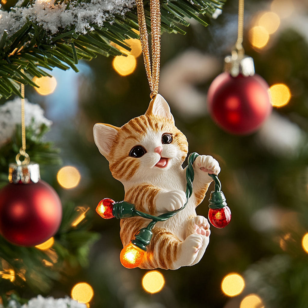 Christmas Cat CP0312025CL Christmas Ornament